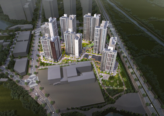 힐스테이트 용인마크밸리 조감도